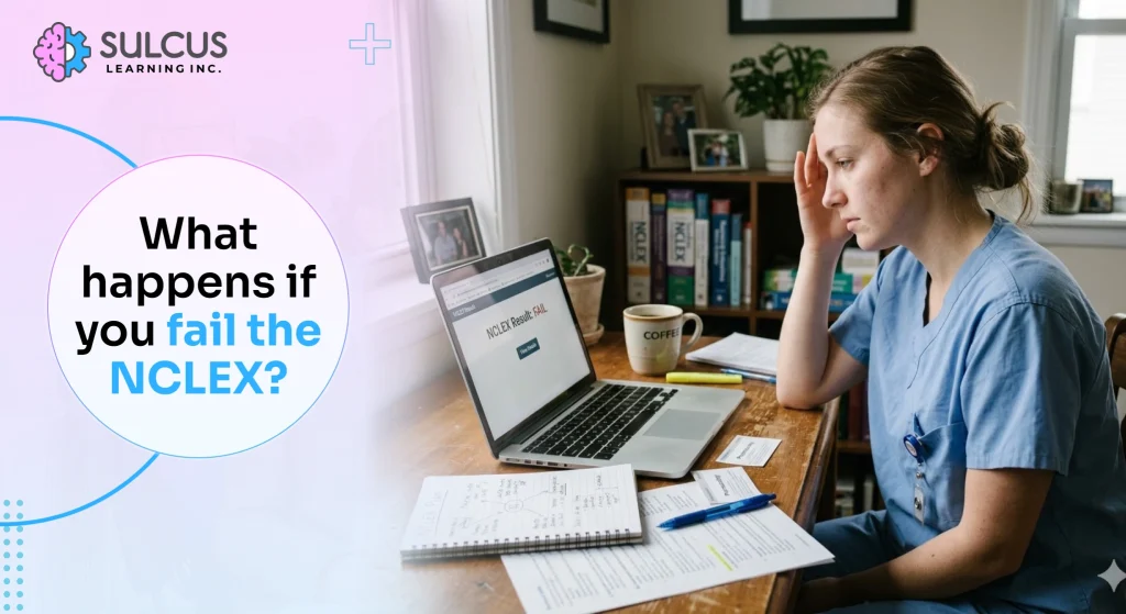 What happens if you fail the NCLEX